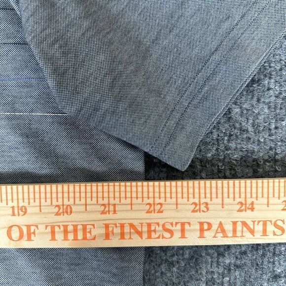 Travis Mathew Polo Shirt Mens Large Gray Golf Striped Short Sleeve Pima Cotton - Picture 7 of 9